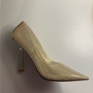 Steve Madden Gold Stiletto Heels
